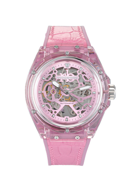 orologio unisex automatic rosa argento roccobarocco luxury